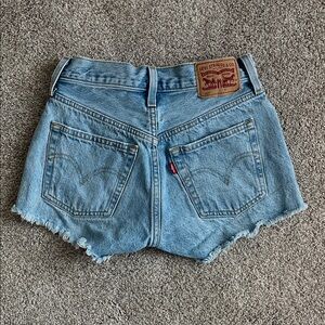 Levi's Light Blue Jean Shorts